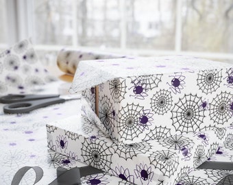 Halloween Spider Web Wrapping Paper Cute Halloween Wrapping Paper 6 Foot Holiday Wrapping Paper Roll Halloween Birthday