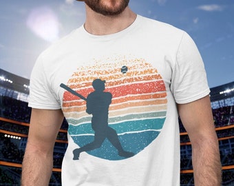 Sunset Baseball Shirt Baseball Anniversary Gift Baseball Player T Shirt Gift For Baseball Fan Short Sleeve Baseball Shirt Game Day T Shirt