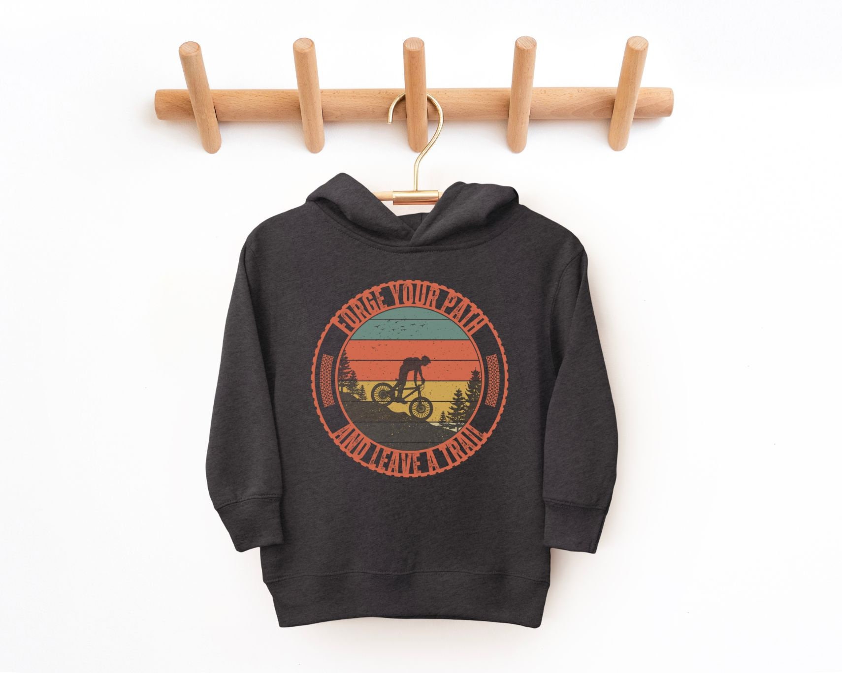 Downhill Mountainbike Sweatshirt Für Jungen - Cooles MTB Design Für Junge Biker