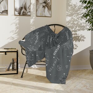 Taurus Zodiac Blanket, Comfy Taurus Blanket Minky Throw Blanket Gift For Taurus Cozy Sofa Throw Blanket Unique Blanket Zodiac Sign Gift