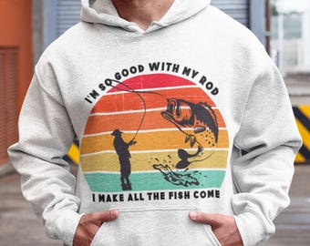 Fishing Sweatshirt Funny Fishing Shirt Fishing Hoodie Fisherman Gift for Dad Fishing Lover Gift Sarcastic Retro Sunset Shirt Funny Birthday