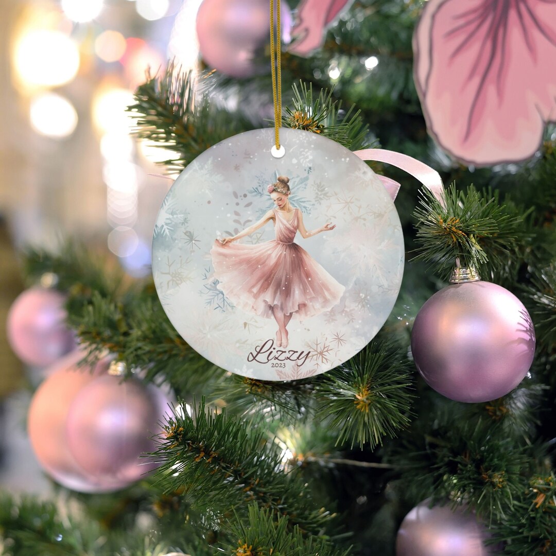 Personalized Dance Christmas Ornament Custom Name Ornament Etsy