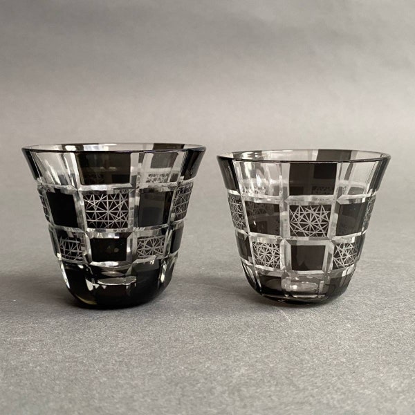 Edo Kiriko Glass Etsy