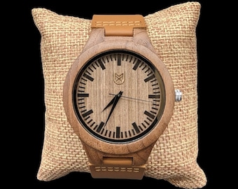 THE CARPENTER - Ultra Lightweight Wooden Watch - Japanese Quartz - 45 mm