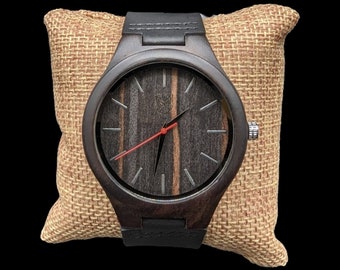 THE FOREMAN - Ultra Lightweight Wooden Watch - Japanese Quartz - 45 mm