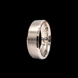 The CLASSIC - Silver Brushed Titanium Ring