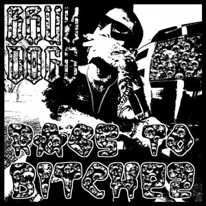 Brundogg Rags to Riches 4&quot;x4&quot; Hip Hop Inspired Vinyl Sticker | Handmade Street art for rockers and skaters | DoggXWrld | Black