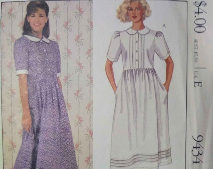 Mccalls 9434 Laura Ashley Sewing Pattern 1980s Vintage Etsy