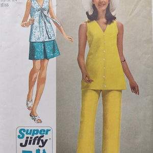 Simplicity 8830 Sewing Pattern 1970s Vintage