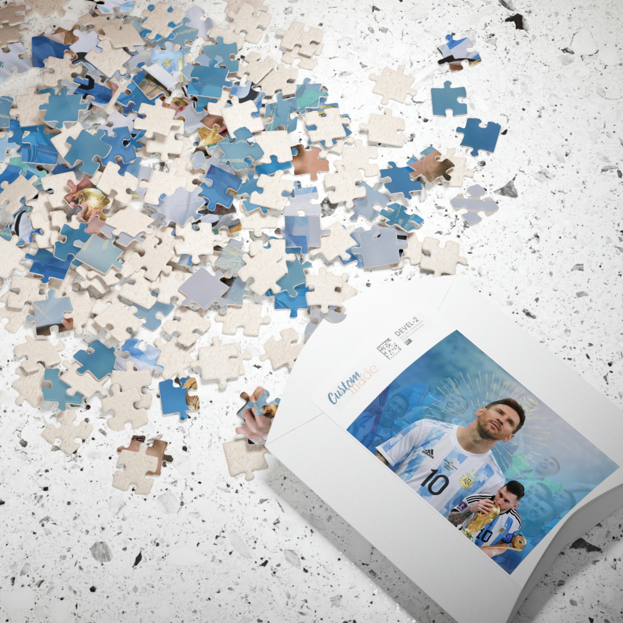 Lionel Messi Champion of the World Puzzle Soccer Puzzles Argentina