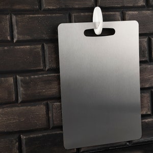 Stainless Steel Heavy Duty Dishwasher Safe Cutting Board Durable, Hygienic, and Versatile Kitchen Tool - Easy To Clean  - Made in USA -