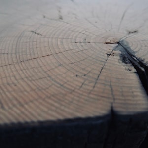 Shou Sugi Ban Side Table Reclaimed Solid Wood