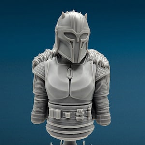 3D Resin Figurine Unpainted | Armorer Bust | Movie Fan Art | Fantasy Figurine | Hobby Painting