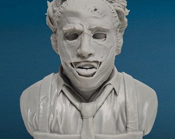 3D Resin Figurine Unpainted | Leatherface | Horror | Fan Art | Fantasy Figurine | Hobby Painting