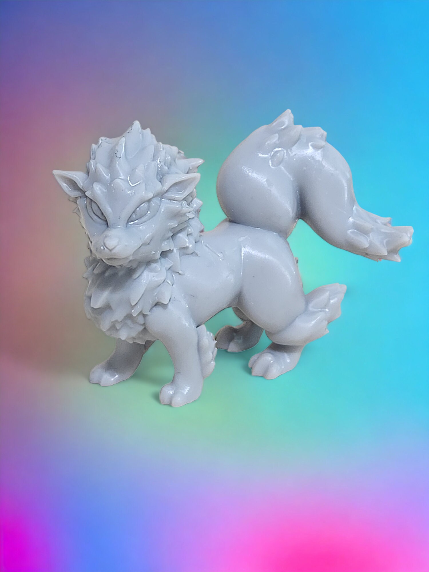 Pokemon 3D Resin Printed Unpainted Figures | Resin Miniatures | Pokemon Gift Ideas | Arcanine