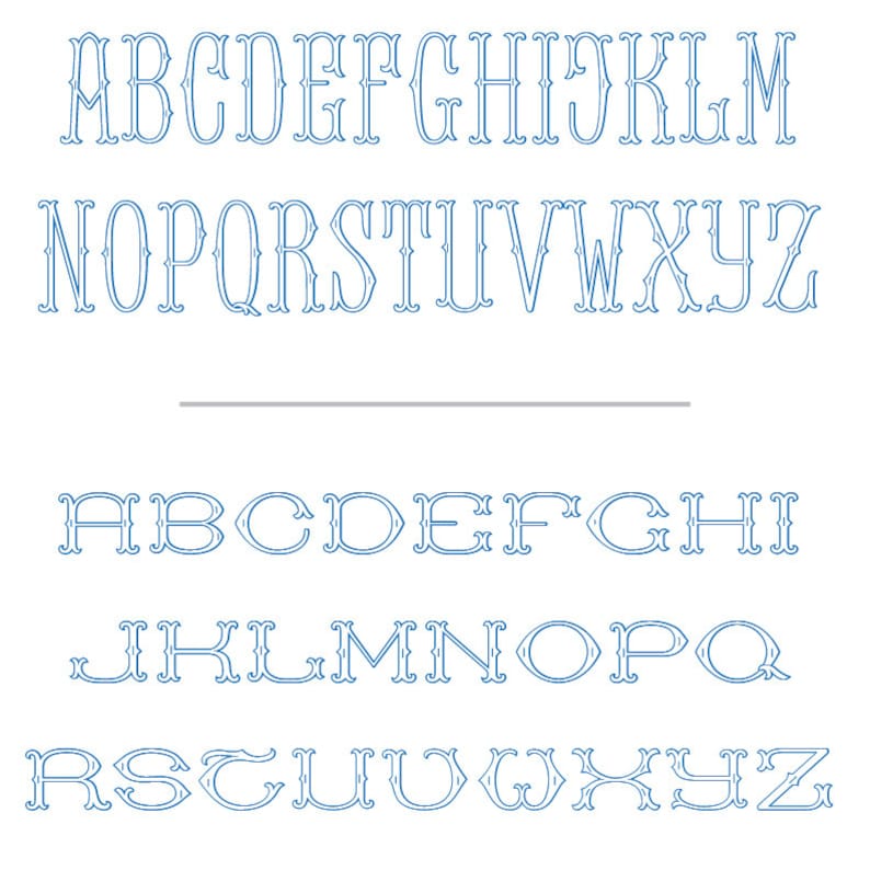 Classic Interlocking Two Letter Monogram - Etsy