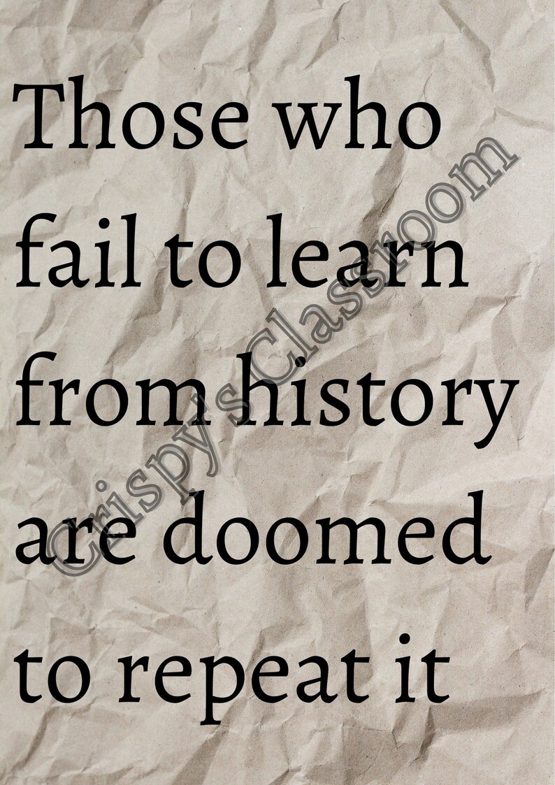 History Classroom Posters Etsy