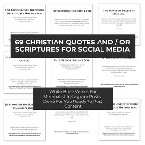 Christian Social Media Templates | Faith-Based Instagram Posts for Women in Business | Editable Canva Designs