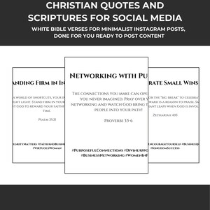 Christian Social Media Templates | Faith-Based Instagram Posts for Women in Business | Editable Canva Designs