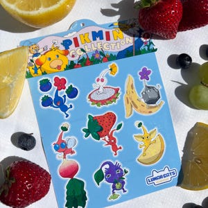 Mini Pikmin Collection Sticker Sheet