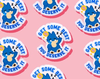 Munchlax "Get Some Rest" Sticker