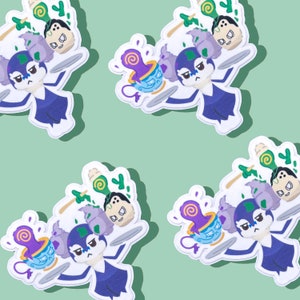 Indeedee Poltchageist and Sinistea Sticker