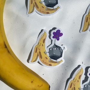 Rock Pikmin Bananen Sticker