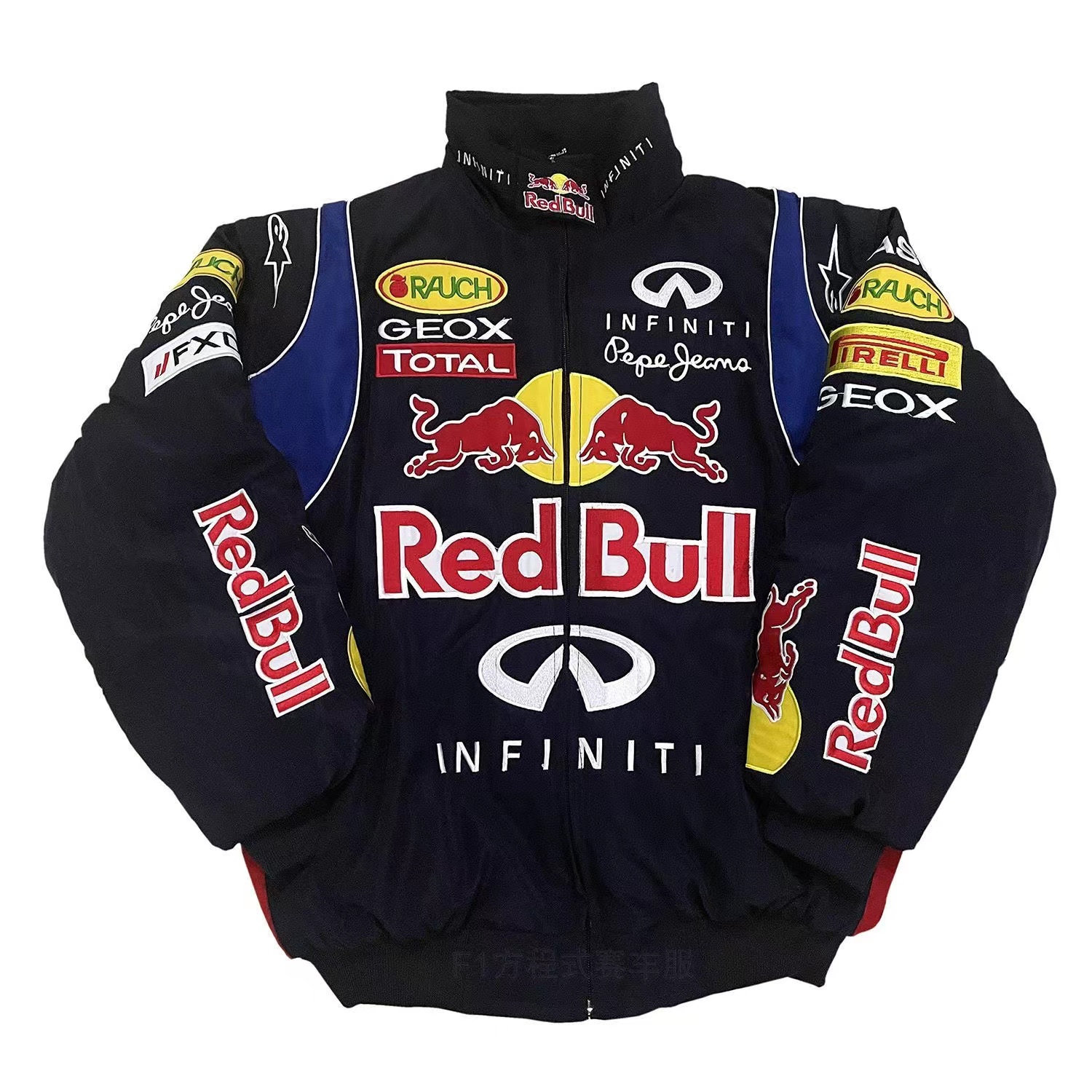Jacket Red Bull Embroidered Biker Jacket Racing Jacket F1 - Etsy Canada