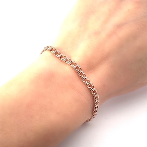 Handmade 14K or 18k solid gold Bismark Garibaldi bracelet.