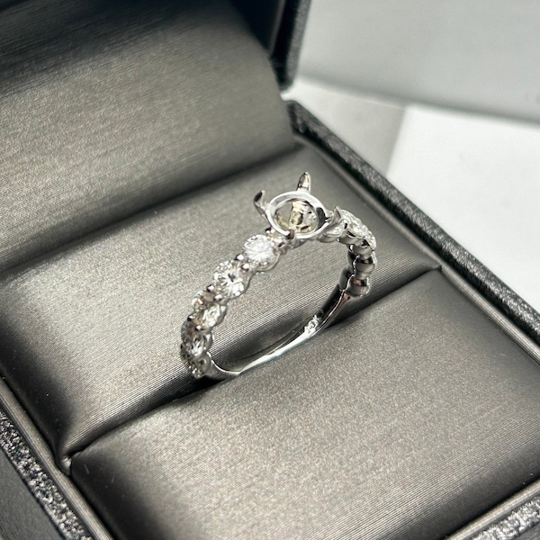 Engagement Rings Without Center Stone Etsy