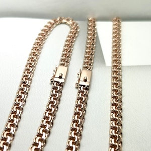 Bracelet Bismark Garibaldi 14k or 18k solid gold , handmade