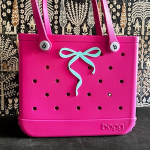 Coquette dünne Schleife Charme Bogg Bag Bit Dekor |Bogg Bag Befestigung | 3D Gedruckt | Hartplastik