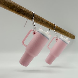 Mini boucles d'oreilles gobelet, cadeau bijou mignon, accessoire pour amateur de boisson, tenue de tous les jours