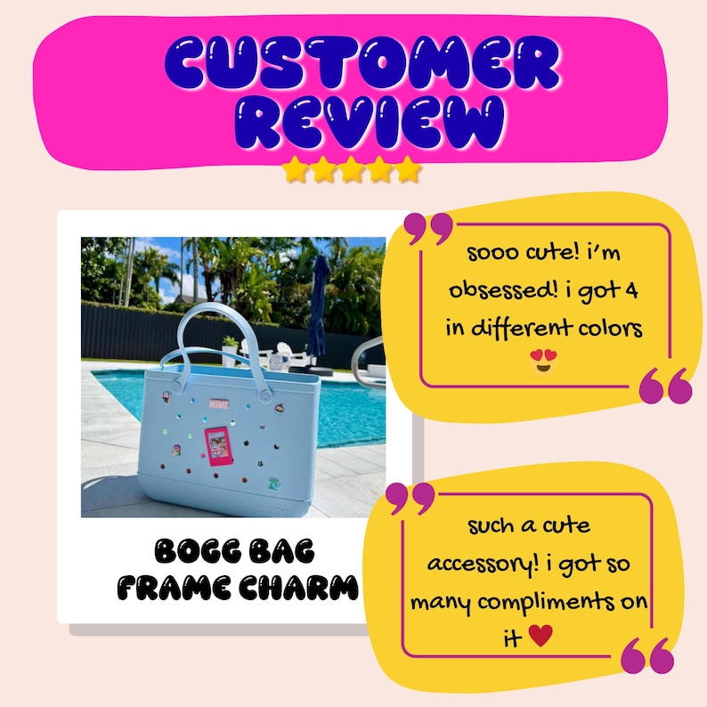 Instax Mini fotohållare väska berlock | Bogg väska berlock | Direkt fotoram | Presentminne bild 8