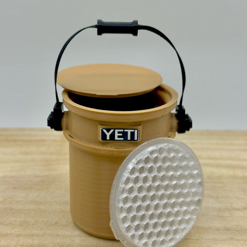 16 Scale Miniature Yeti Bucket With Lid 3D Printed Etsy