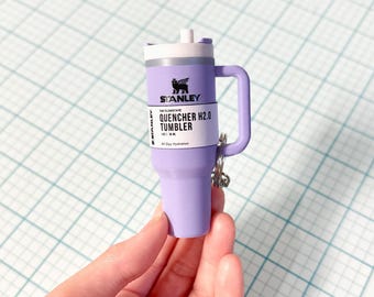 Mini Tumbler Keychain Chapstick Holder, Lip Balm Holder, Bag Charm Accessory, Travel Gift, Mothers Day, Teacher Appreciation