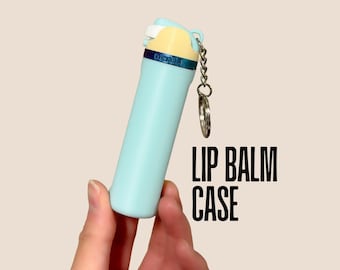 Mini porte-clés porte-baume à lèvres, étui à bâtons EOS, breloque de sac style gobelet, cadeau de voyage