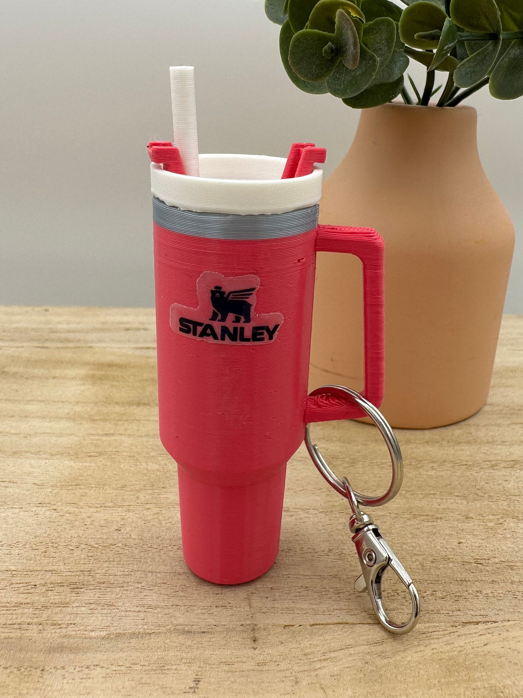 1:6 Miniature Stanley Keychain Fidget 3D Printed 