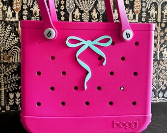 Coquette Tunn Rosett Bogg Väska Berlock: Tote Tillbehör Alla hjärtans dag-tillbehör