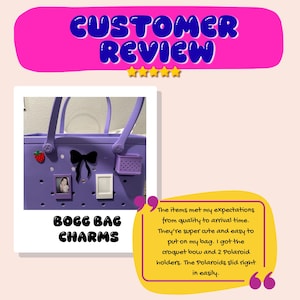 Instax Mini fotohållare väska berlock | Bogg väska berlock | Direkt fotoram | Presentminne bild 9