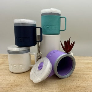Yeti MUG Keychain Container | 3D Printed YETI Collectable