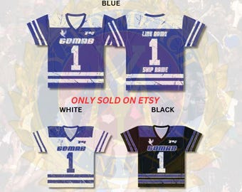 Phi Beta Sigma Custom Football Jersey | Fraternity Sports Jersey | Greek Life Apparel