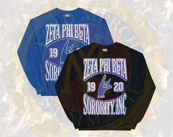 Zeta Phi Beta Hand Sign Unisex Sweatshirt