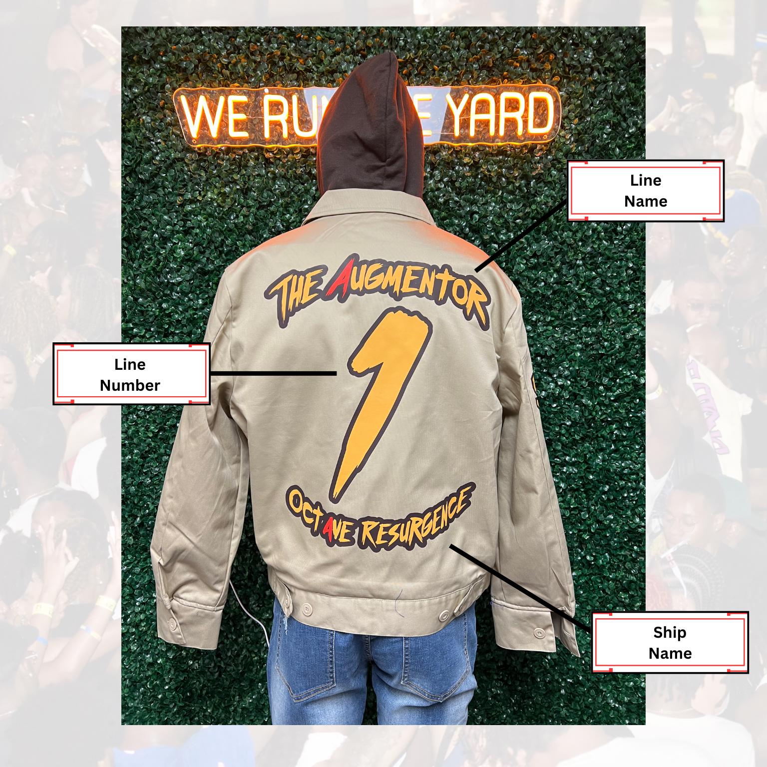 Divine Nine Workwear Line Jacket – Personalized D9 Greek Apparel for ...