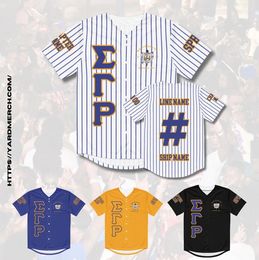 Sigma Baseball Sigma Gamma Rho Sublimated Baseball Jersey – Personalized Greek Apparel ...