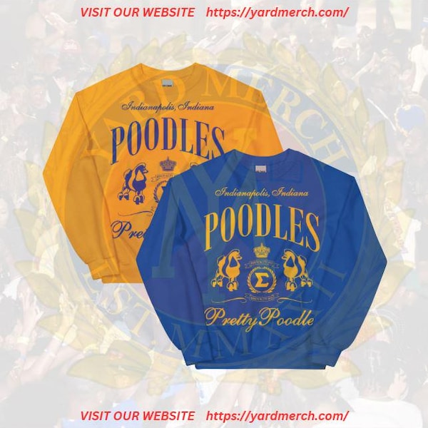 Sigma Gamma Rho Pretty Poodle Sweatshirt – Premium Sorority Apparel