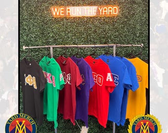 Fraternity and Sorority Custom Line Shirt – Divine Nine Personalized D9 Paraphernalia for Sororities & Fraternities