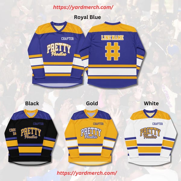 Sigma Gamma Rho Hockey Jersey - Custom SGRho Sorority Sports Shirt - Personalized Greek Apparel