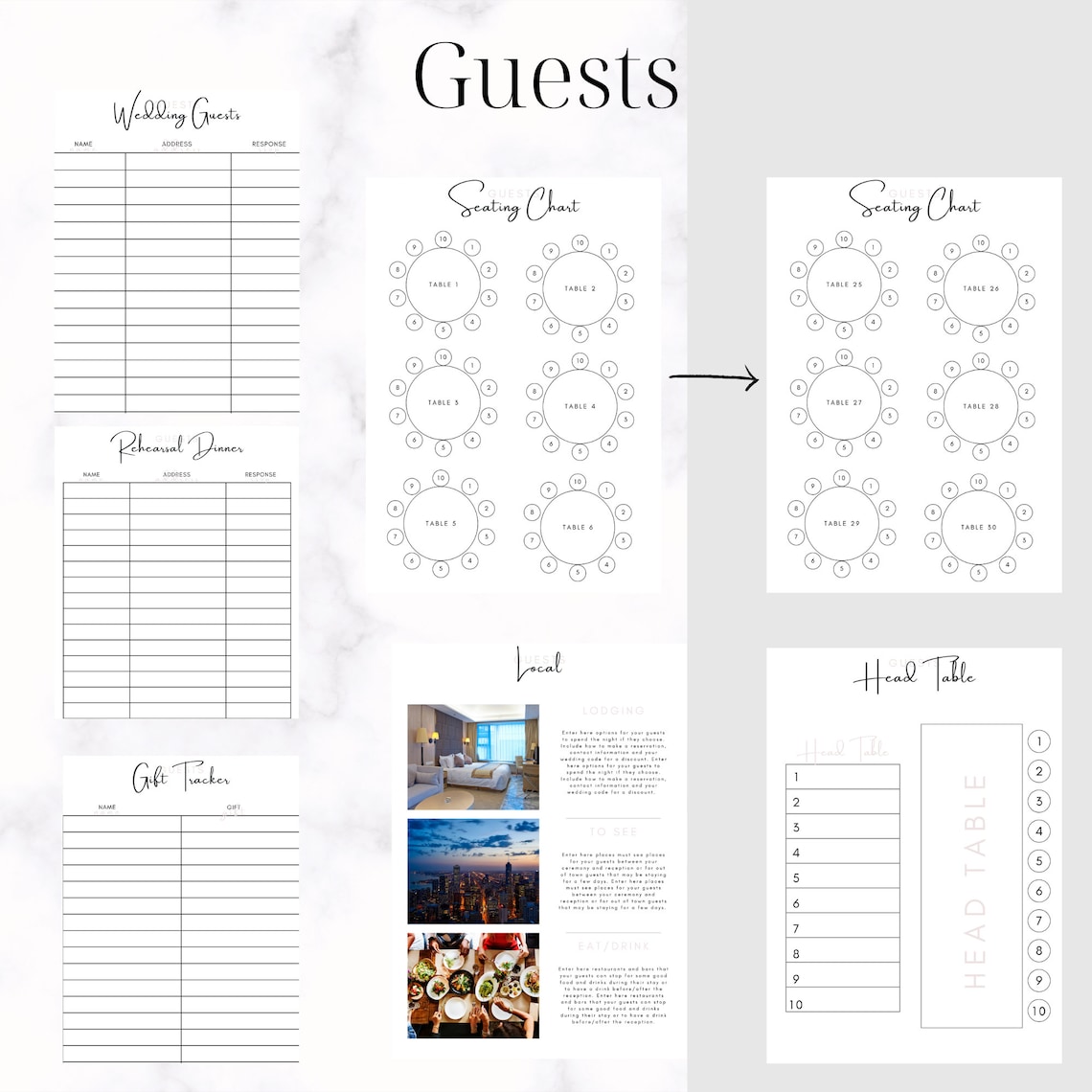 Wedding Planner Book, Wedding Planning Checklist, Wedding Itinerary ...