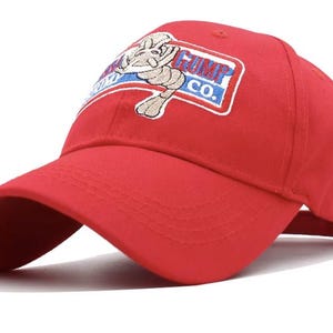 Cappellino Bubba Gump Regolabile – Baseball Cap Ricamato Con Gamberetti, Rosso - 3